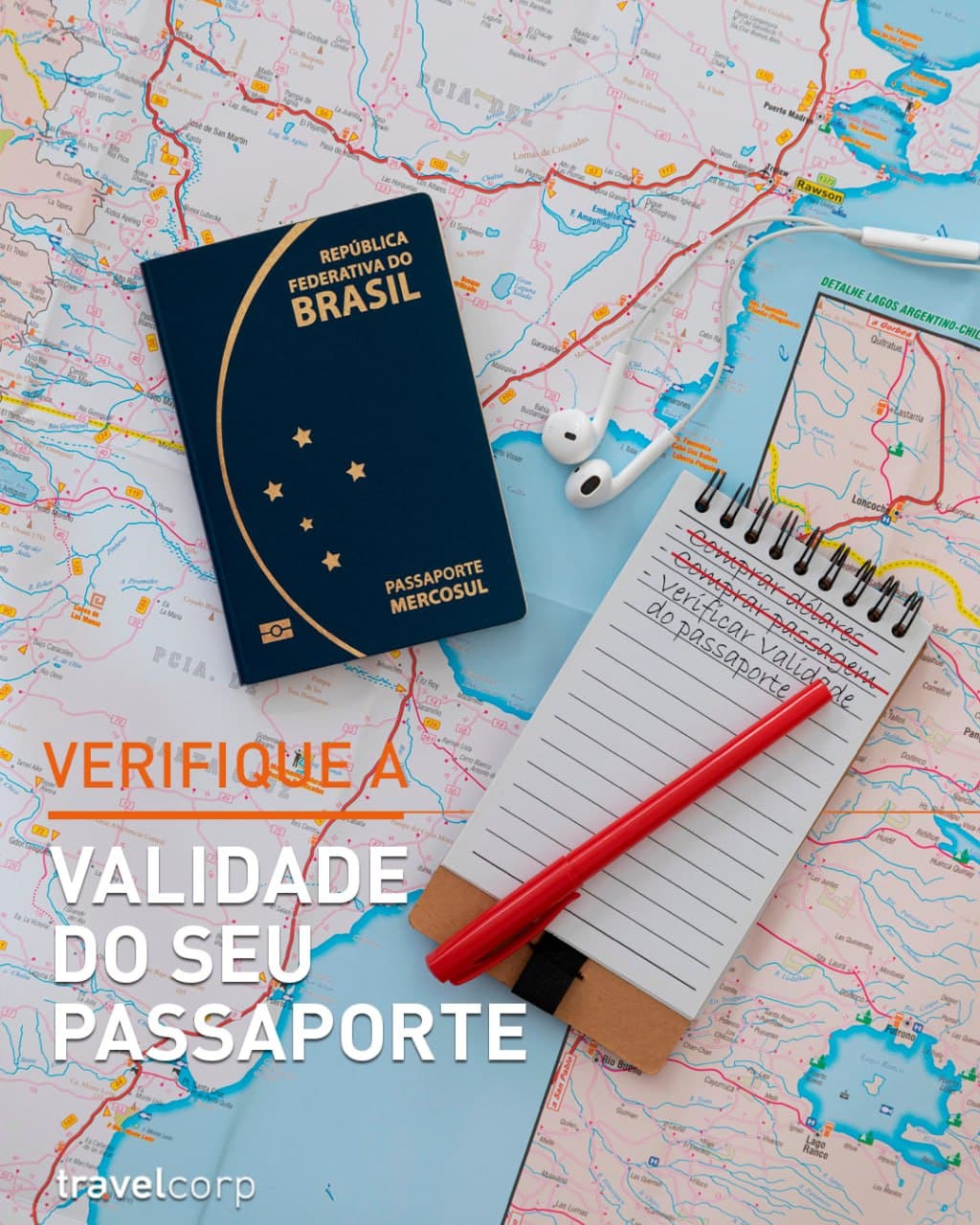 Verifique a validade do seu passaporte
